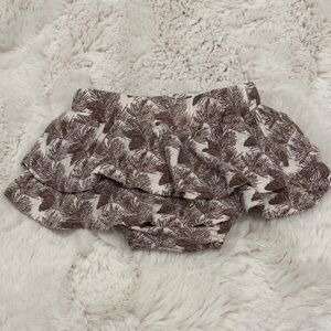 Kate Quinn Pinecone Print Ruffled Skirted Baby Bloomers 6-12 months